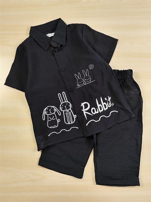 تکسایز تیشرت شلوارک rabbit 