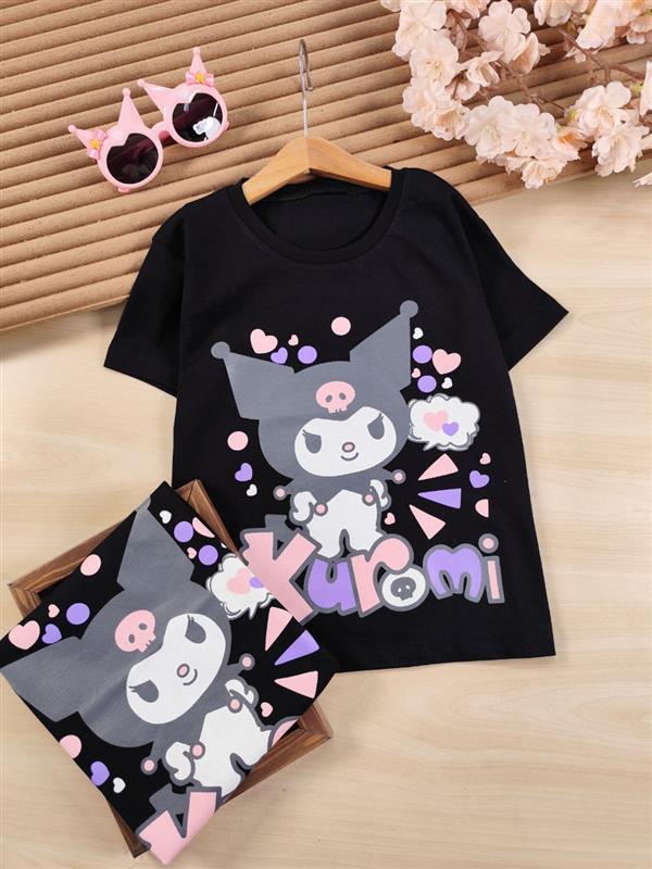 تیشرت تک کرومی قلب pink 