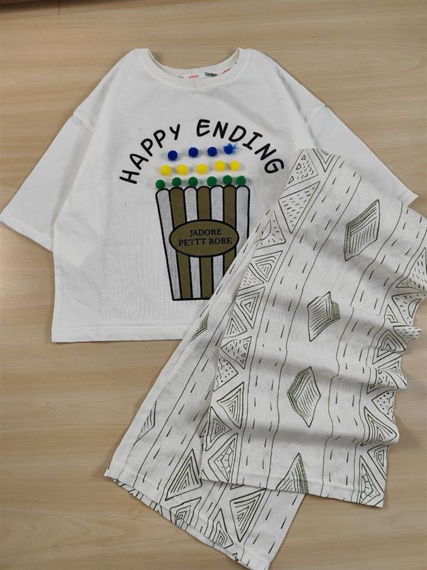 تکسایز تیشرت شلوار happy ending