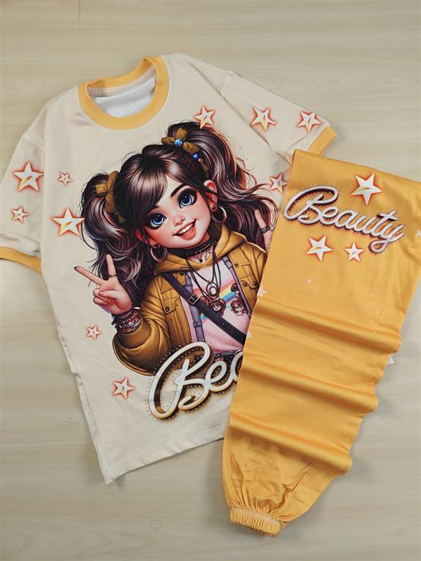 تکسایز تیشرت شلوار beauty 