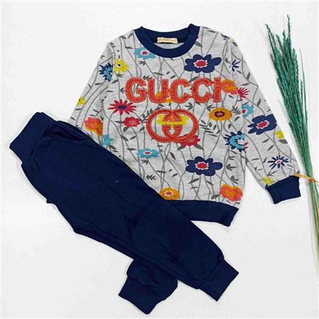 ست دخترانه Gucci گل دار