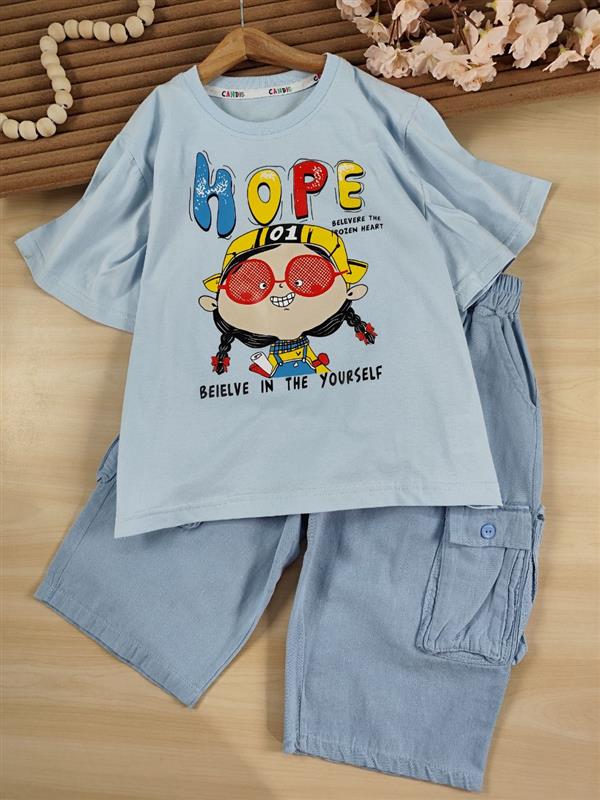 کراپ شلوارک  girl hope