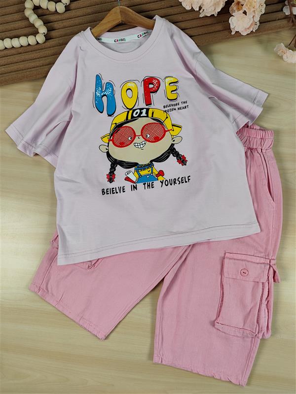 کراپ شلوارک  girl hope