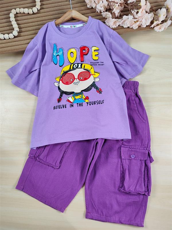 کراپ شلوارک  girl hope