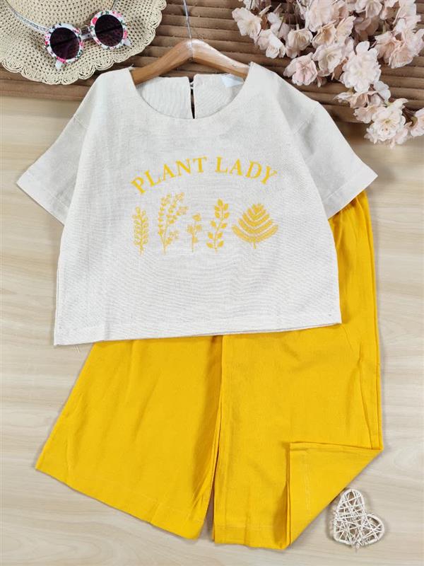 کراپ شلوارک Plant lady
