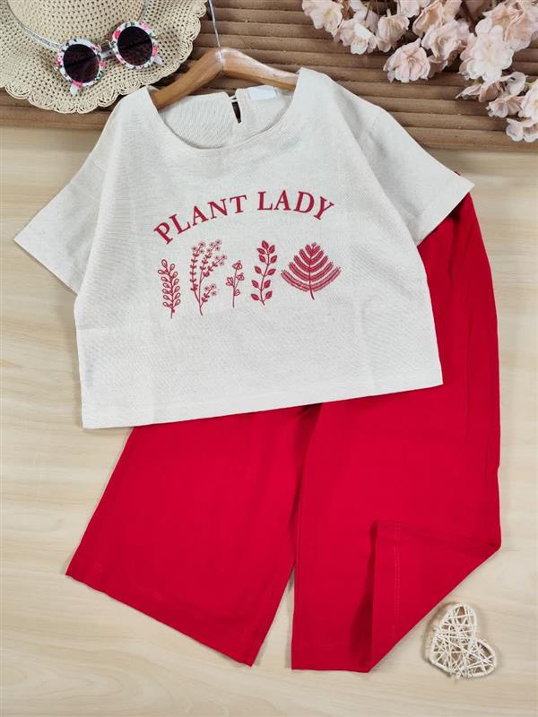 کراپ شلوارک Plant lady