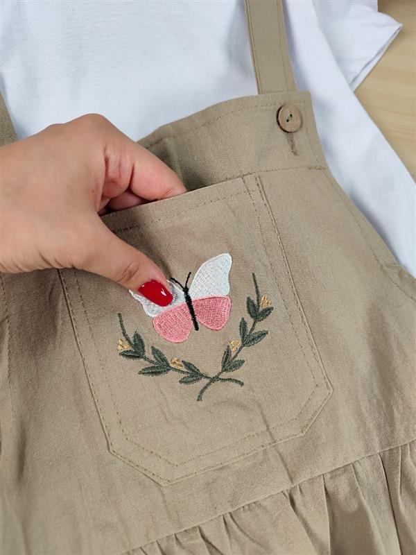 دو تیکه پروانه گلدوزی 