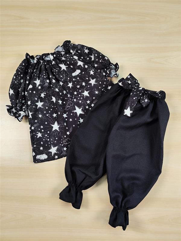 تکسایز شومیز شلوار ستاره ای 