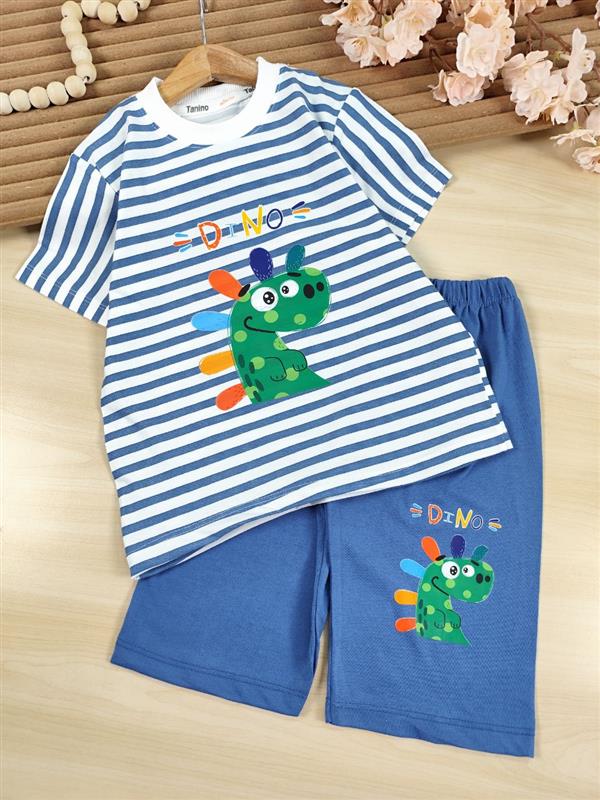 تیشرت شلوارک رنگی Dino