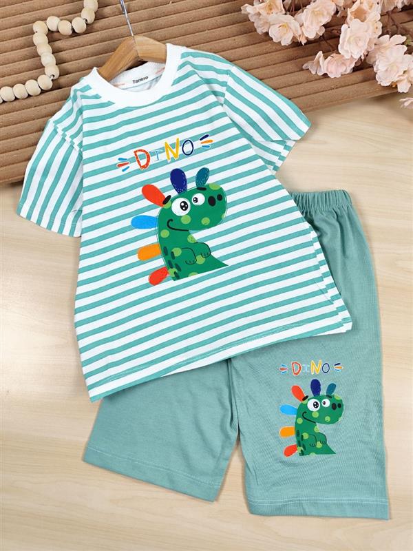 تیشرت شلوارک رنگی Dino