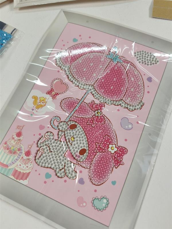 نقاشی الماسی طرح دار 