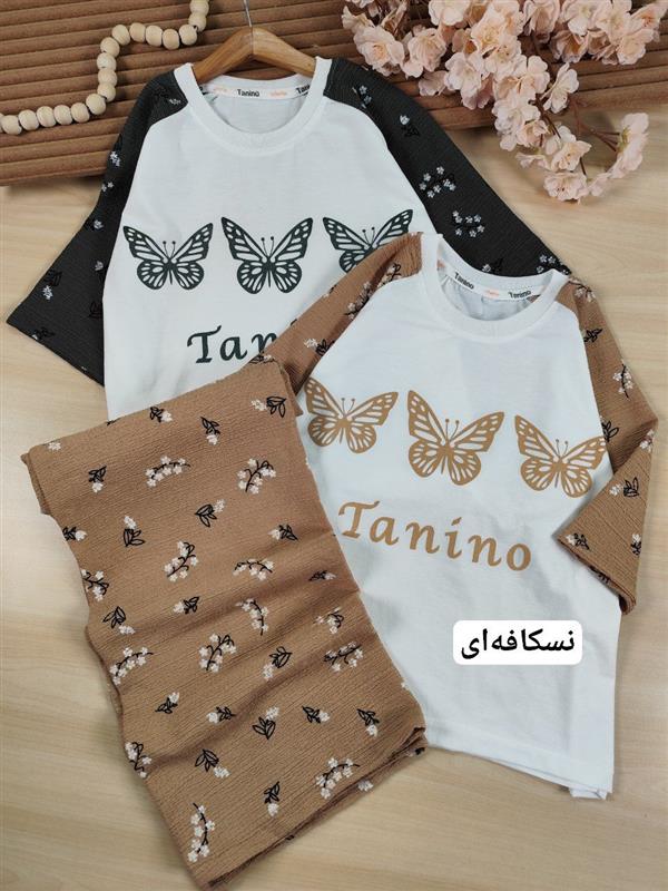 کراپ شلوار سه پروانه 