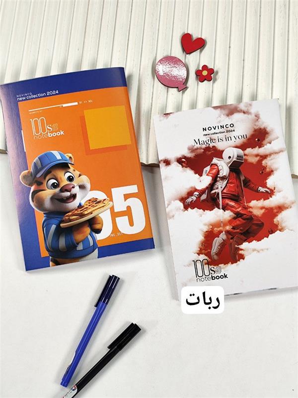 دفتر خط دار ۱۰۰ برگ novinco
