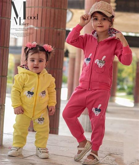 سویشرت شلوار گلدوزی خرگوش