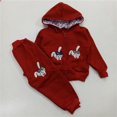 سویشرت شلوار گلدوزی خرگوش