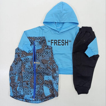 سه تیکه fresh,هودی؛ شلوار و ژیله