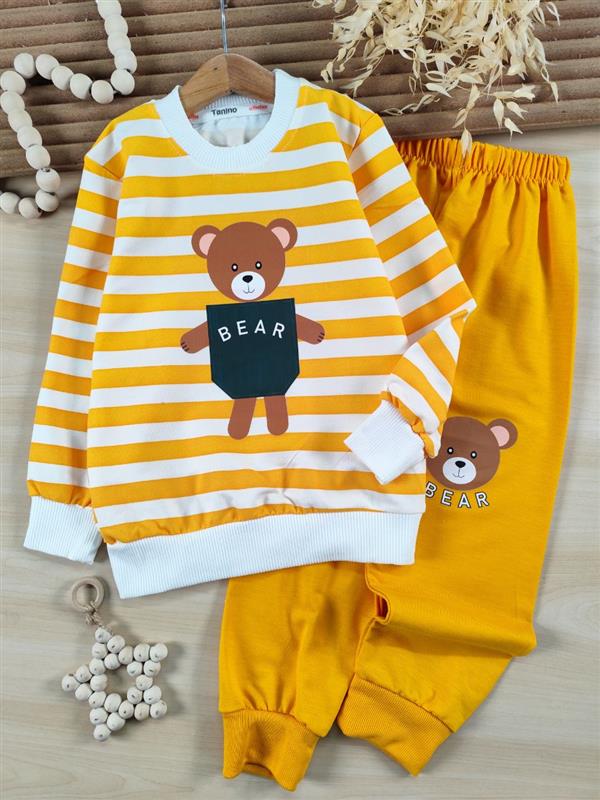 بلوز و شلوار Bear راه راه