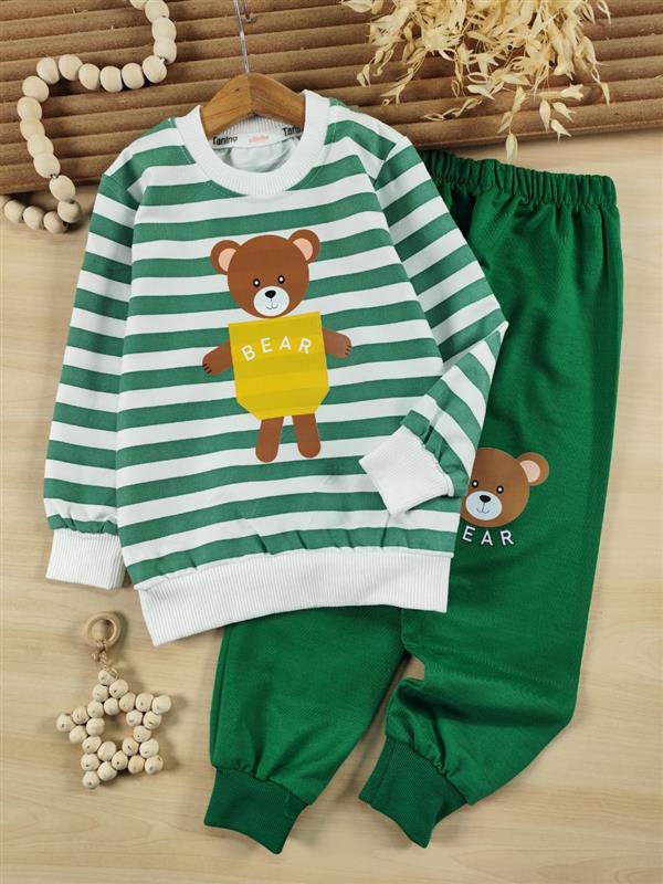 بلوز و شلوار Bear راه راه