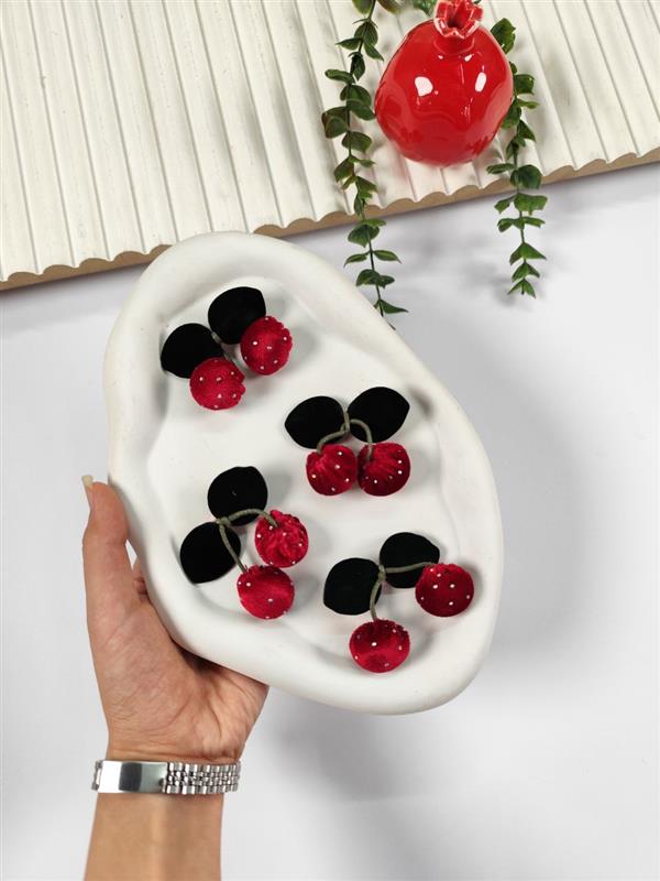 گیره جفتی گیلاس نگینی 