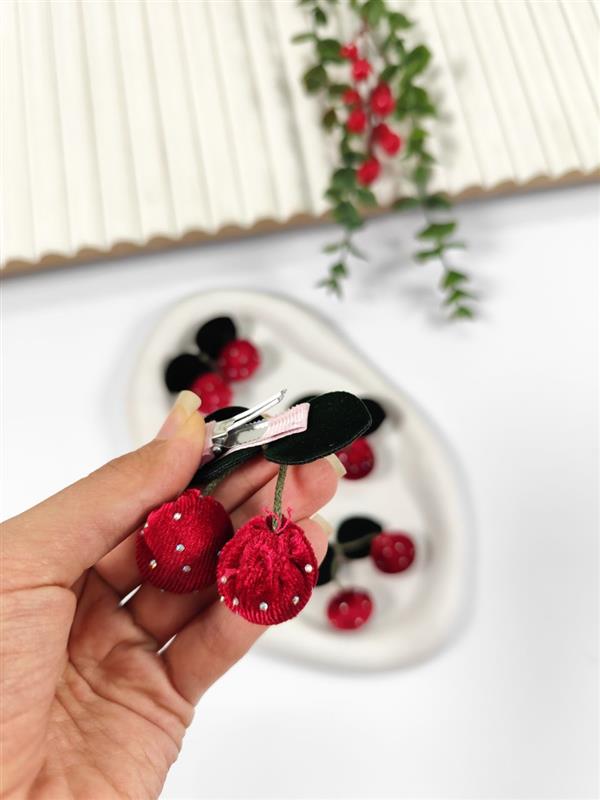 گیره جفتی گیلاس نگینی 