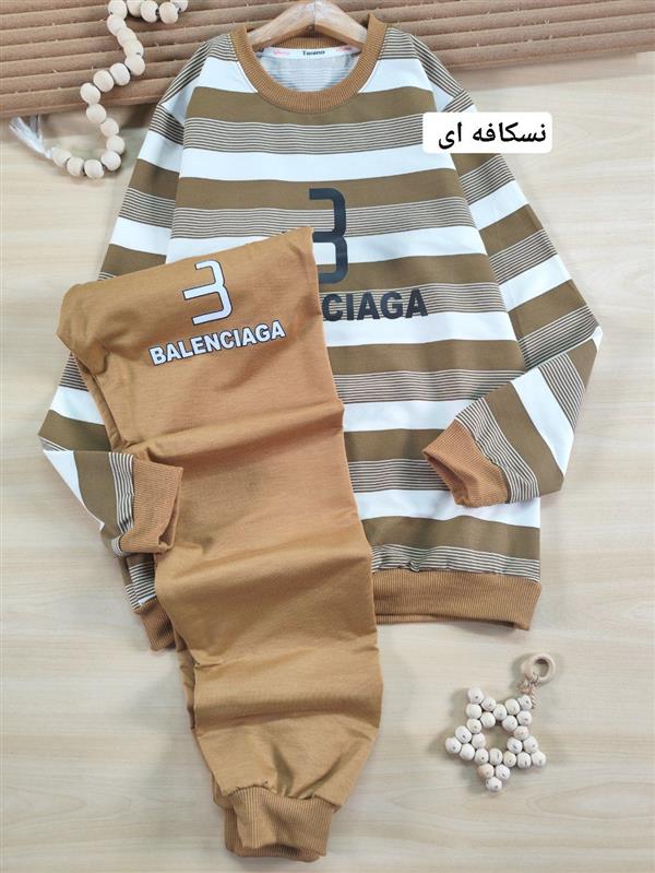 بلوز و شلوار راه راه بالنسیاگا
