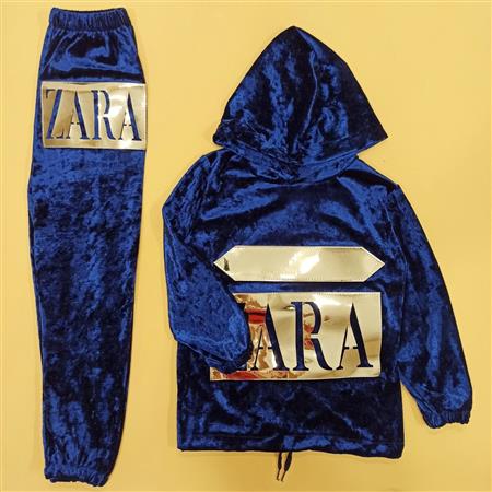 هودی شلوار مخمل zara