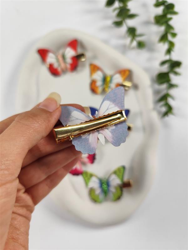 گیره پروانه های رنگی 