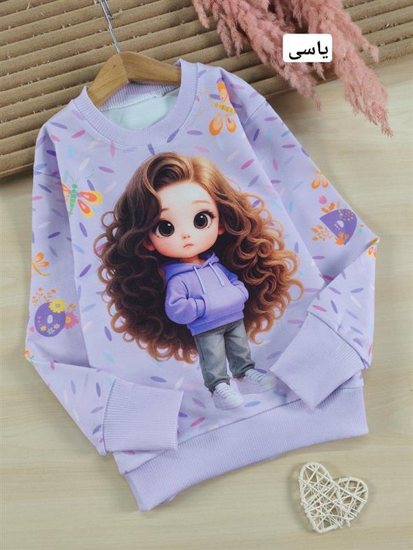 بلوز تک فینگردار دختر آبرنگی