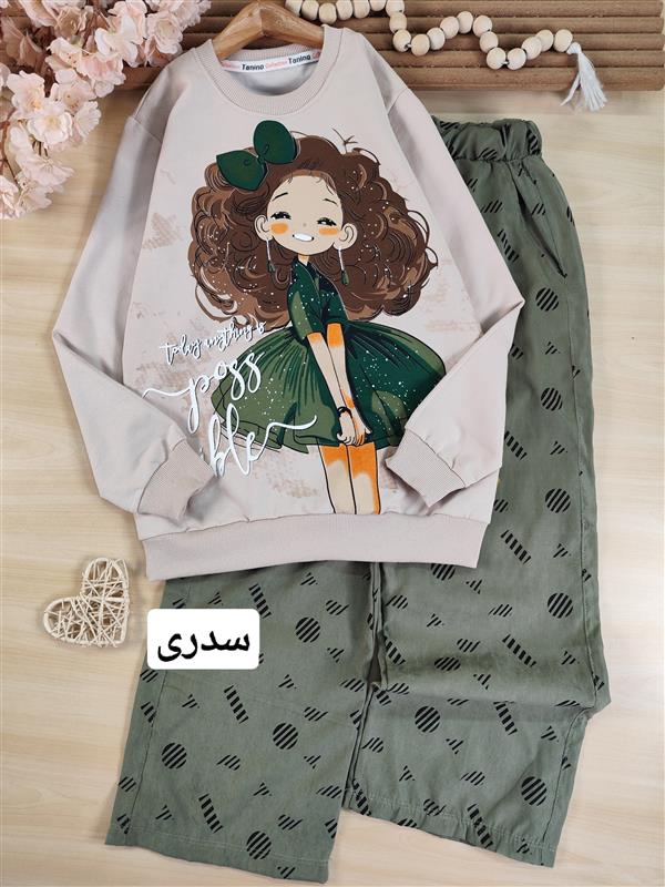 بلوز شلوار دخترک خوشحال 