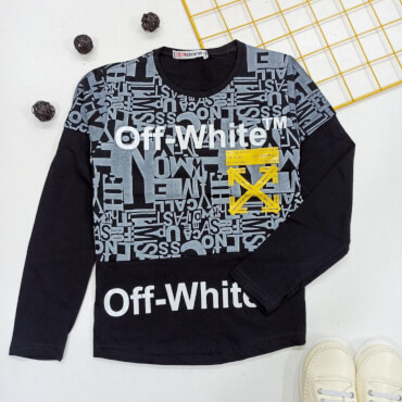 بلوز تک حروف off white