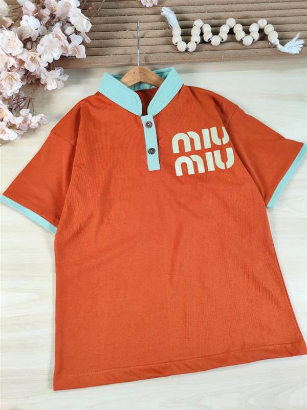تیشرت و شلوار یقه دار miu