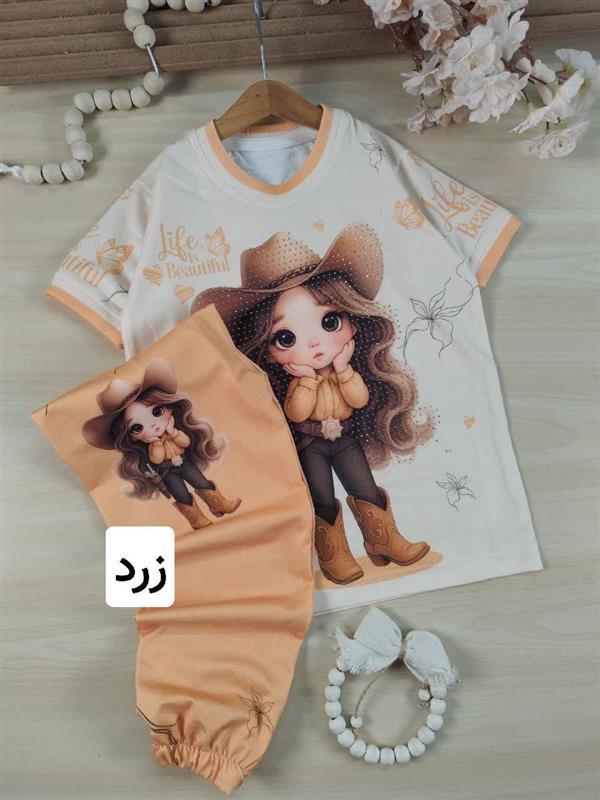 تیشرت شلوار دختر تفنگدار 