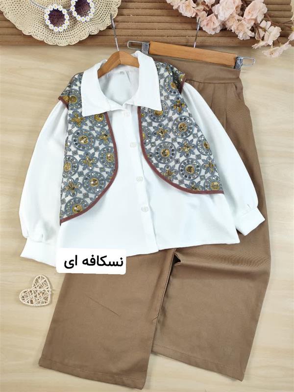 سه تیکه سوزن دوزی سلین 