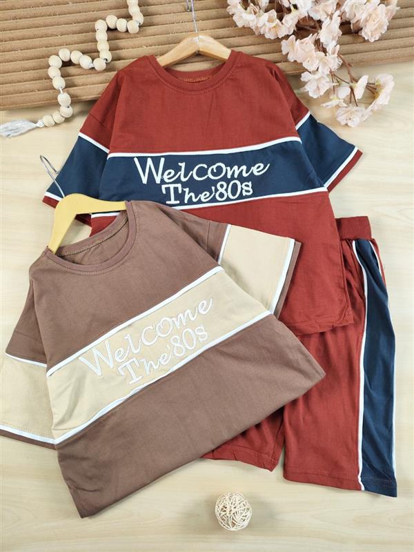 تیشرت و شلوارک welcome 