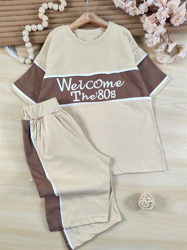 تیشرت و شلوارک welcome 