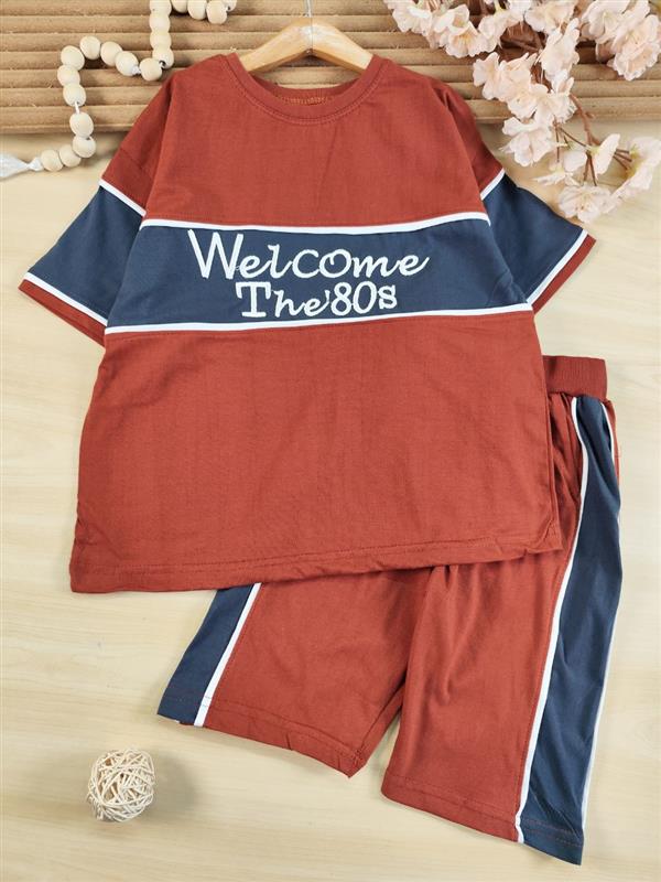 تیشرت و شلوارک welcome 