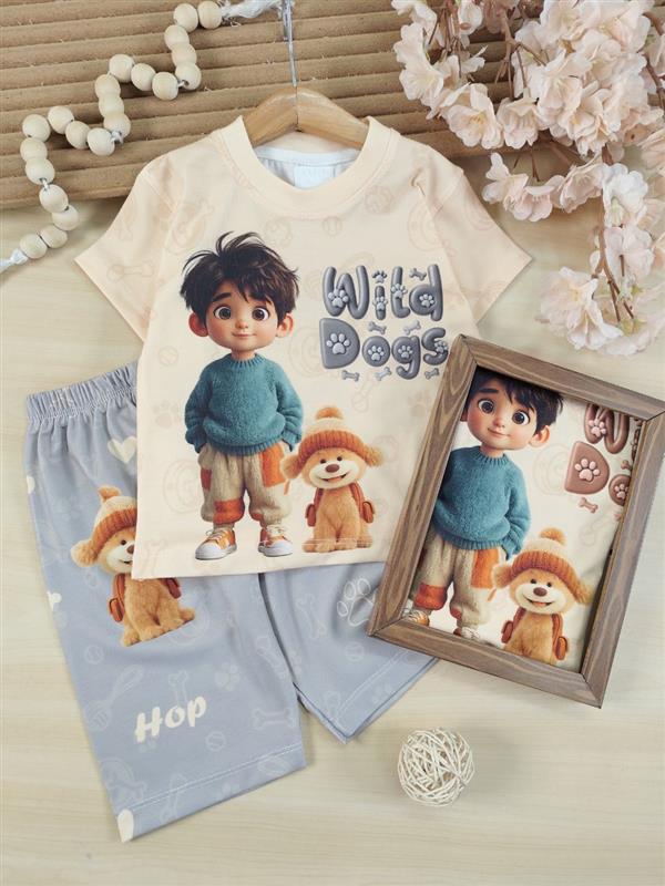 تیشرت شلوارک Wild doge