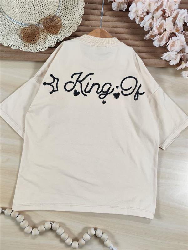تیشرت تک king قلبی