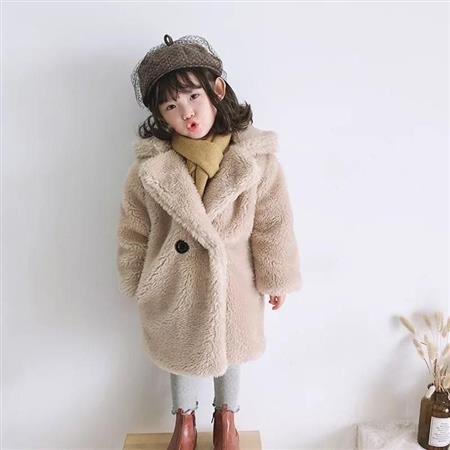 پالتو خز دو‌دکمه بدون کیف