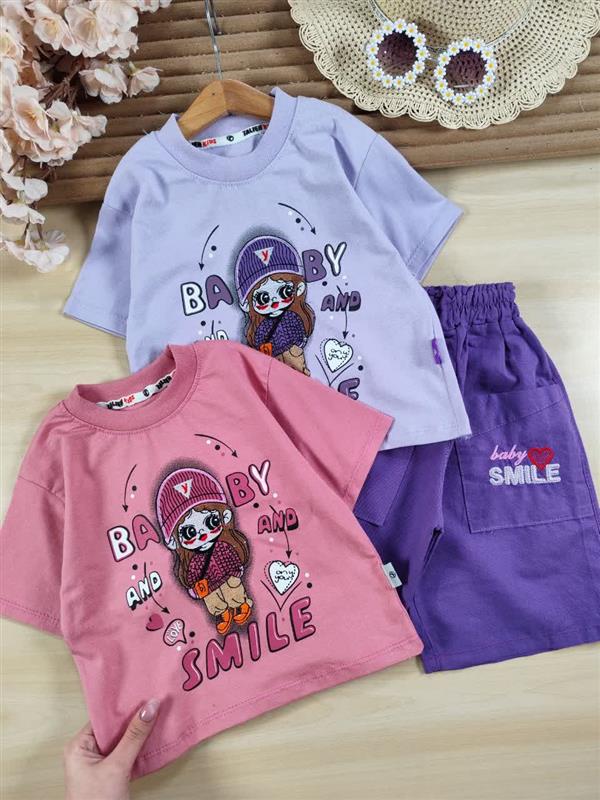 تیشرت شلوارک Baby smile 