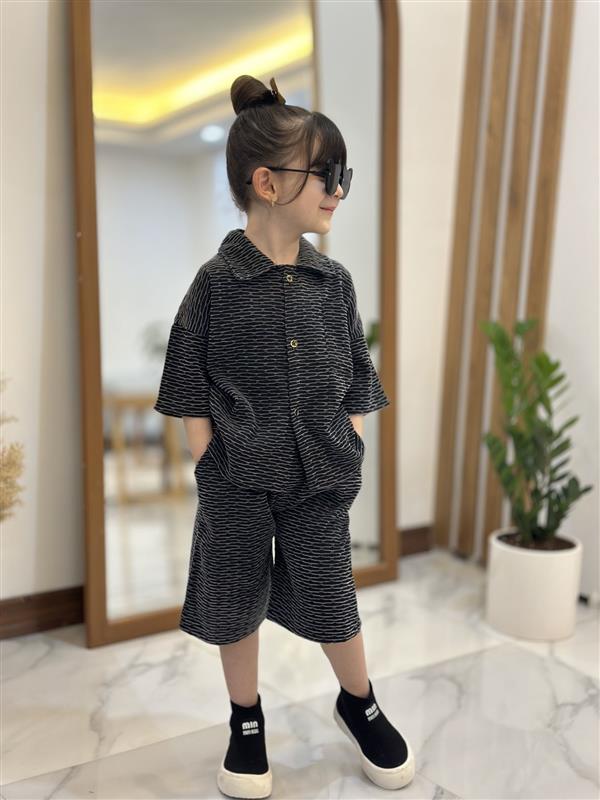 پیراهن شلوارک اسپرت طرح عنکبوتی 