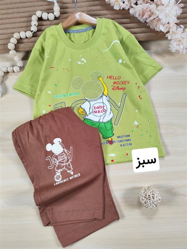 تیشرت شلوارک Hello mickey
