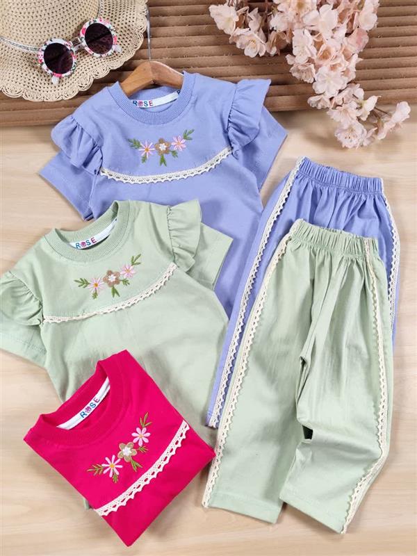 تیشرت شلوارک رز 