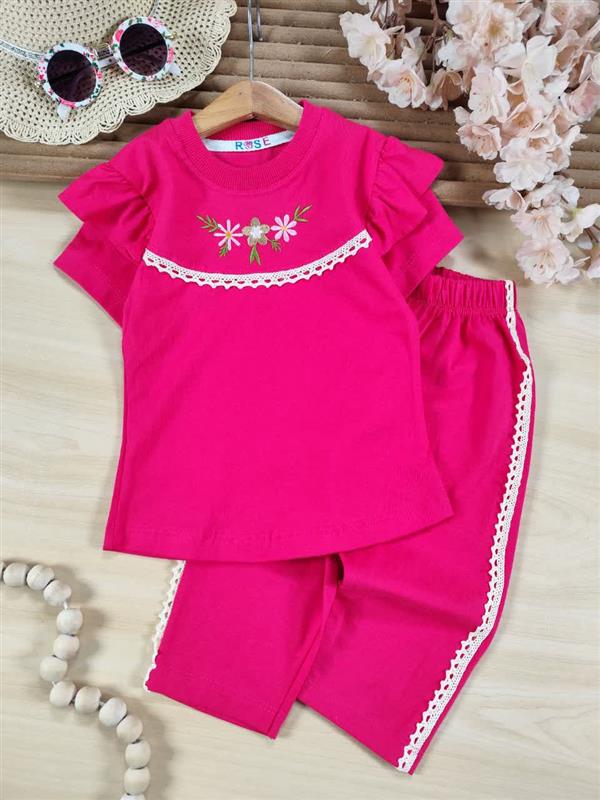 تیشرت شلوارک رز 