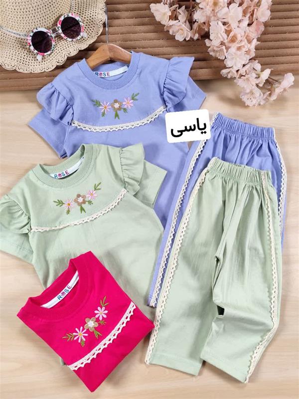 تیشرت شلوارک رز 