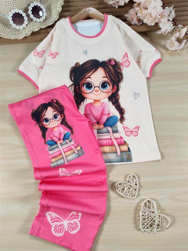 تیشرت شلوار girl & book