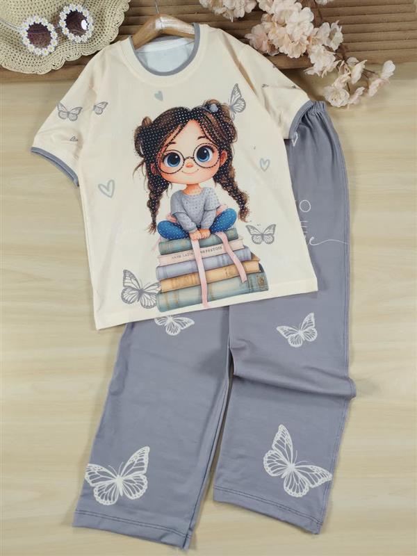 تیشرت شلوار girl & book