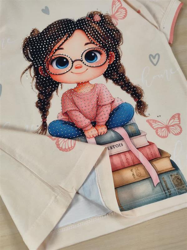 تیشرت شلوار girl & book