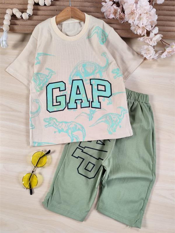 تیشرت شلوارک gap dinasor