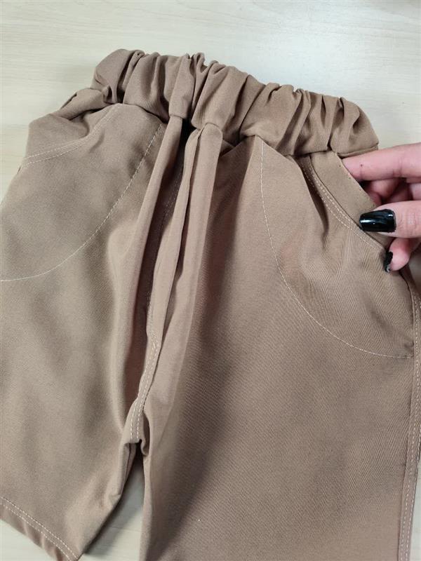 تیشرت شلوارک تدی جیبی 